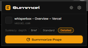 Summari — AI Page Summarizer